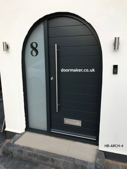 contemporary arched door
