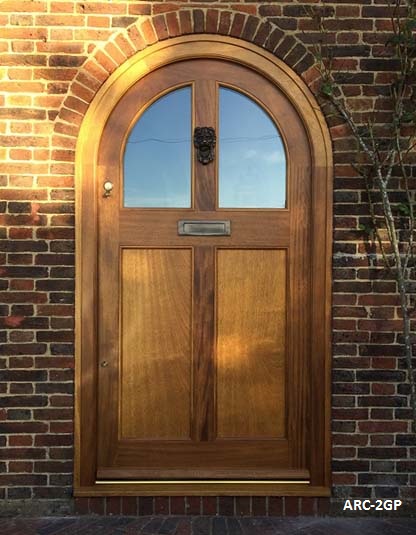 arched door iroko