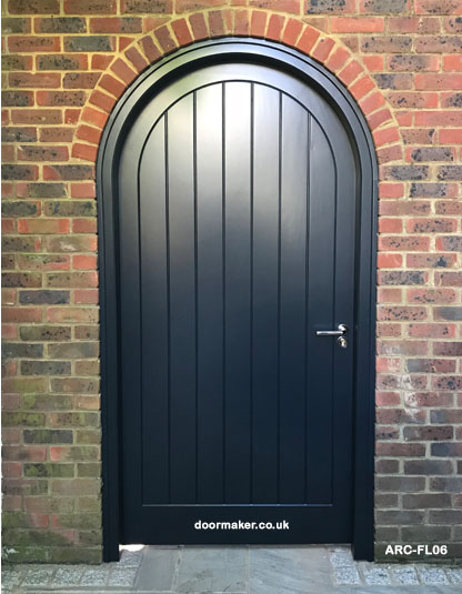 arched cottage door railings