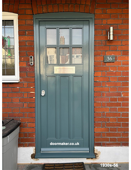 bespoke 1930s front doors