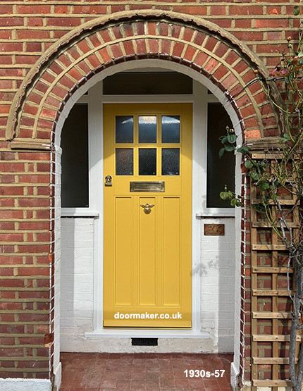 bespoke 1930s front doors