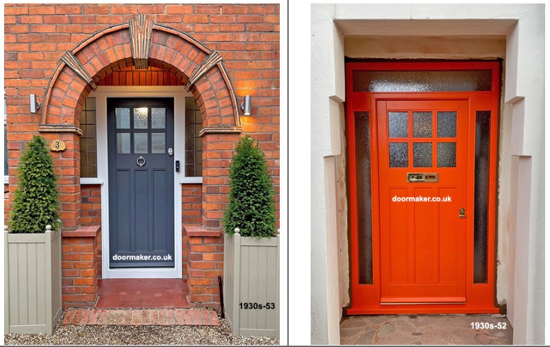 bespoke 1930s front doors