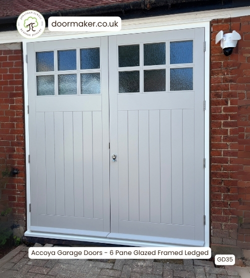 accoya garage doors made to measure cornforth white