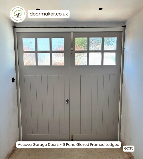 accoya garage doors made to measure cornforth white