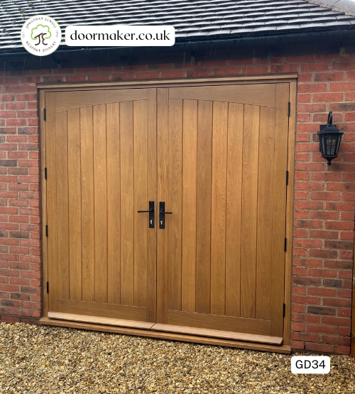 bespoke garage doors european oak