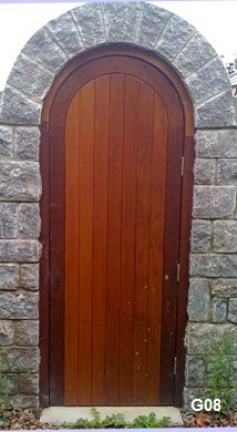 arched pedestrian gate