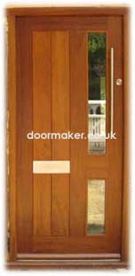 contemporary 2 panel door