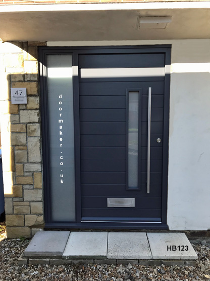 contemporary door and frame