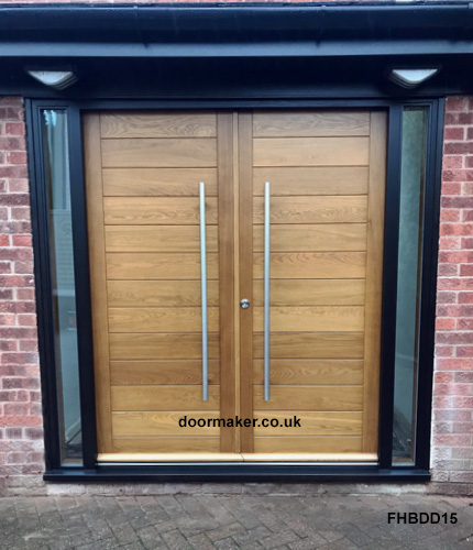contemporary double doors