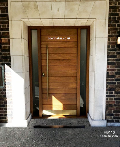 iroko contemporary door 