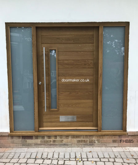 contemporary oak door