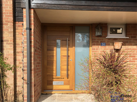 iroko contemporary door