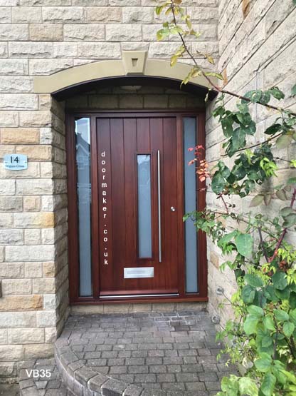 iroko contemporary door