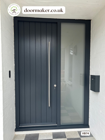 contemporary front door anthracite grey
