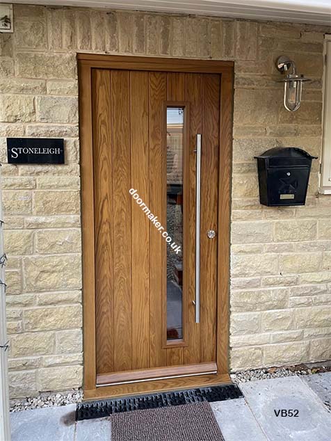 oak contemporary door