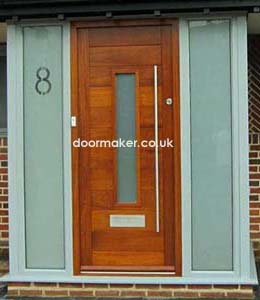 iroko door aluminium sidelights