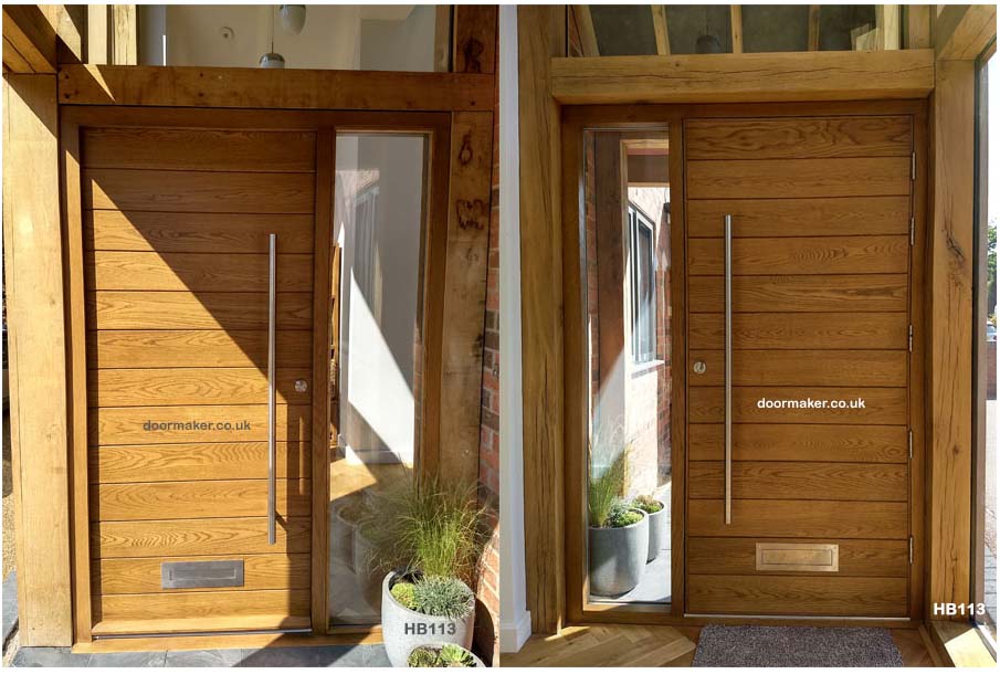 contemporary oak doors