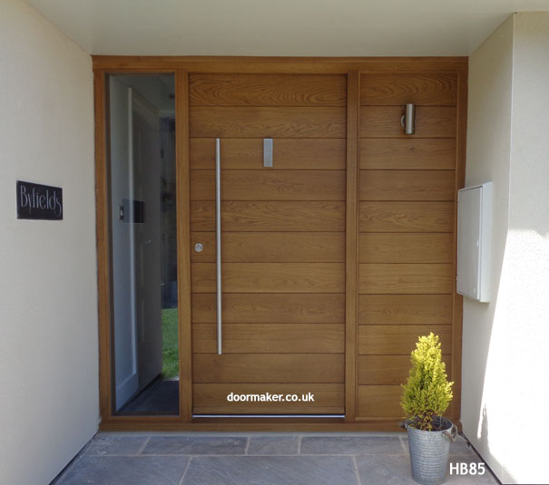 iroko contemporary door