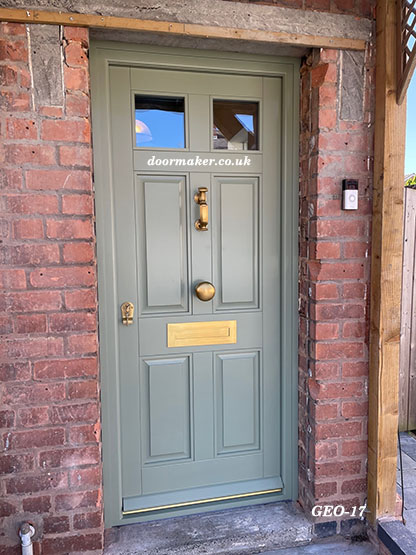 georgian front door lichen