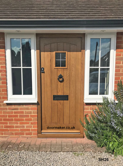 framed ledged door and frame