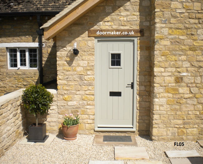 cottage door painted