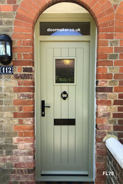 traditional cottage style door and frame