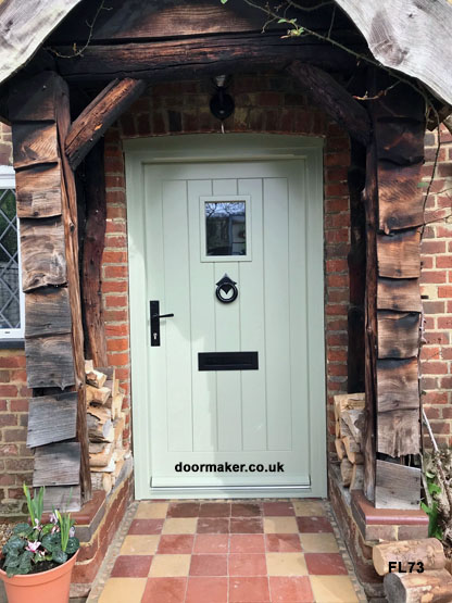 traditional cottage door and frame