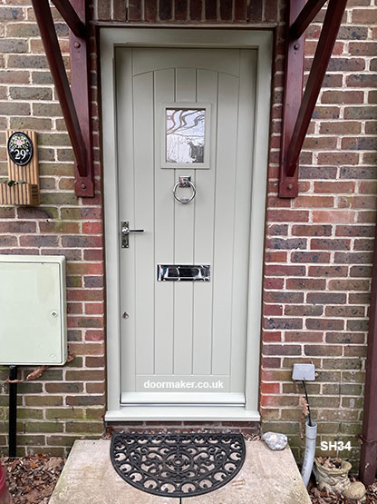 cottage door vert de terre