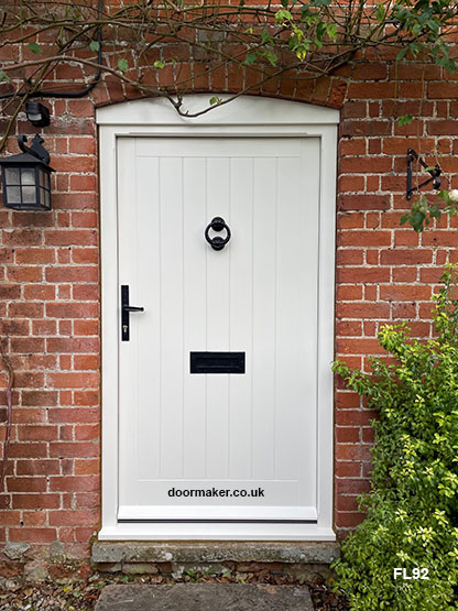 cottage framed ledged doors