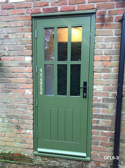 cottage style door and frame
