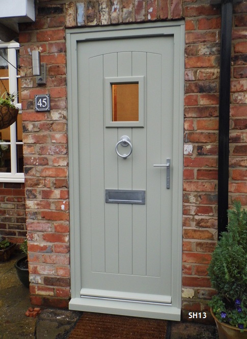 cottage door painted