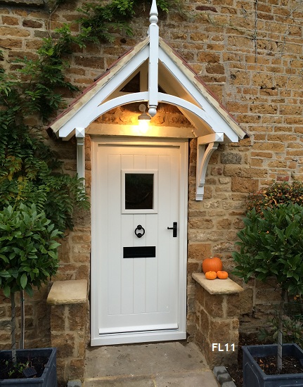 cottage door framed ledged