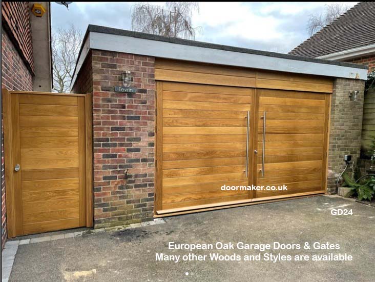 european oak garage doors bespoke