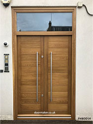 contemporary double doors 