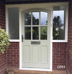 painted panelled doors