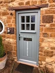 arts and crafts style door 