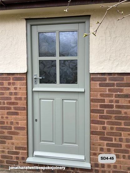 4 pane stable door 2 raised and fielded panels