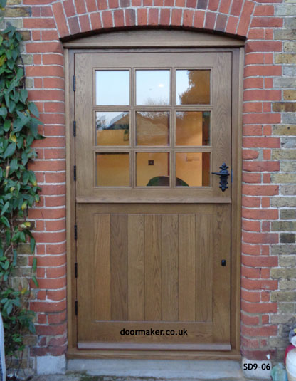 oak stable door 9 panes