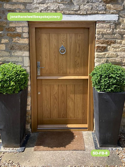 bespoke stable door solid wood oak