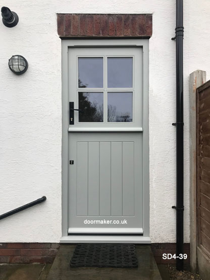 four pane stable door and frame F&B 88 lamp room grey