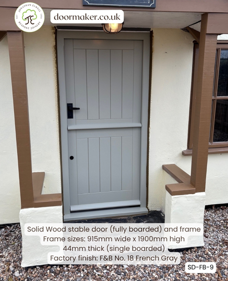 stable door solid wood farrow and ball french gray