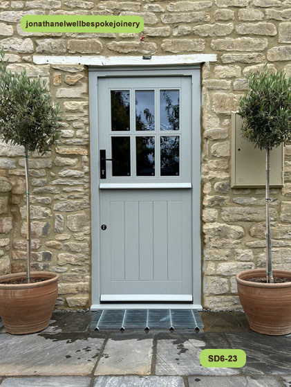 besoke stable door lamp room grey