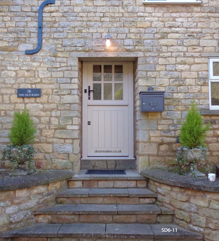 painted 6 pane stable door