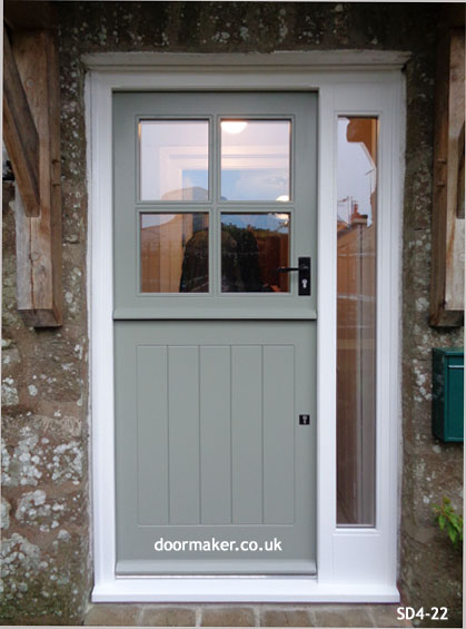 painted stable door 4 pane farrow and ball Pigeon