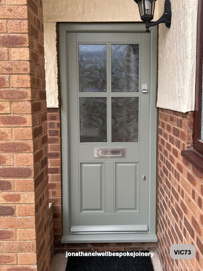 victorian front door pigeon shade